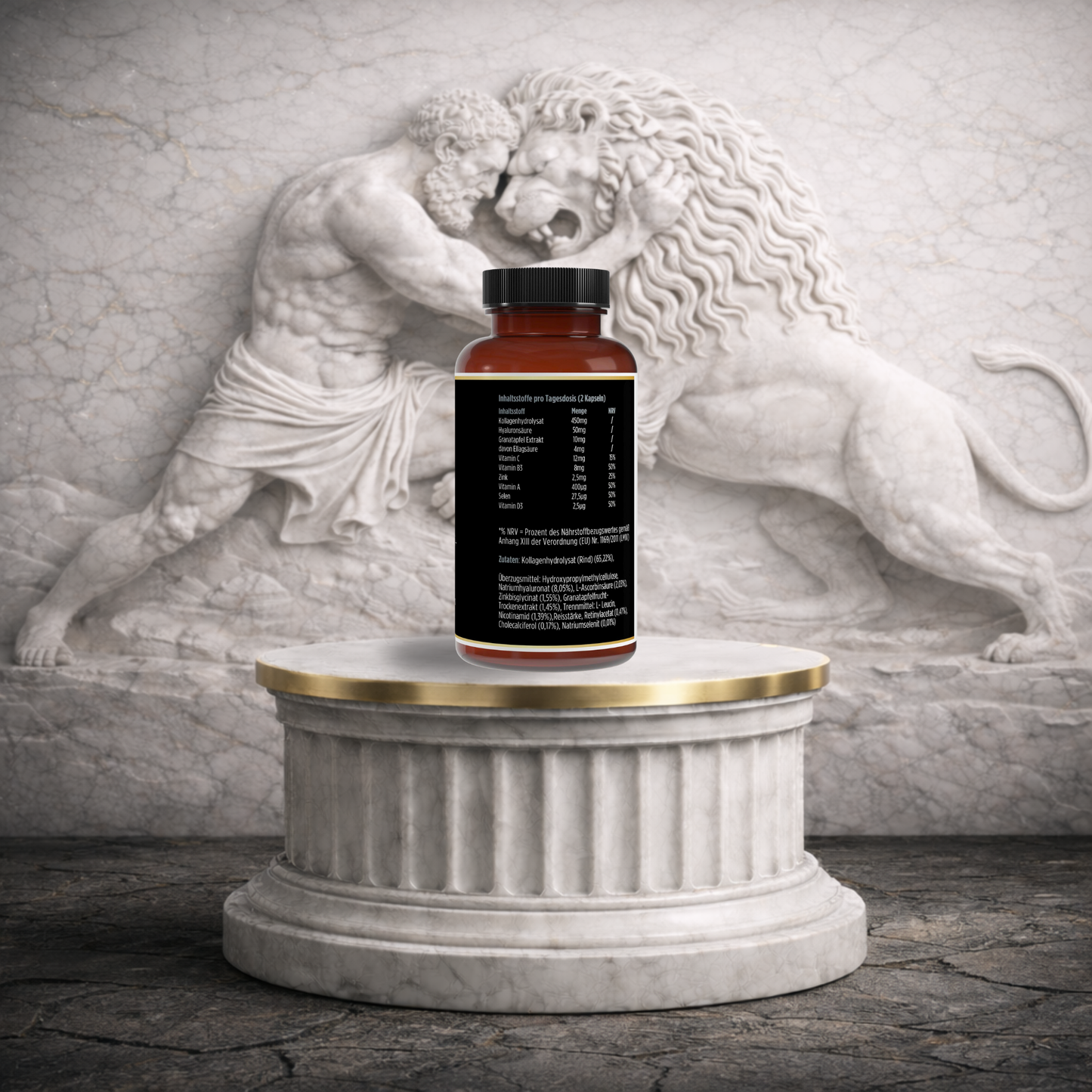 Premium Kollagenhydrolysat PLUS (3000-5000 DA ) - 180 Kapseln