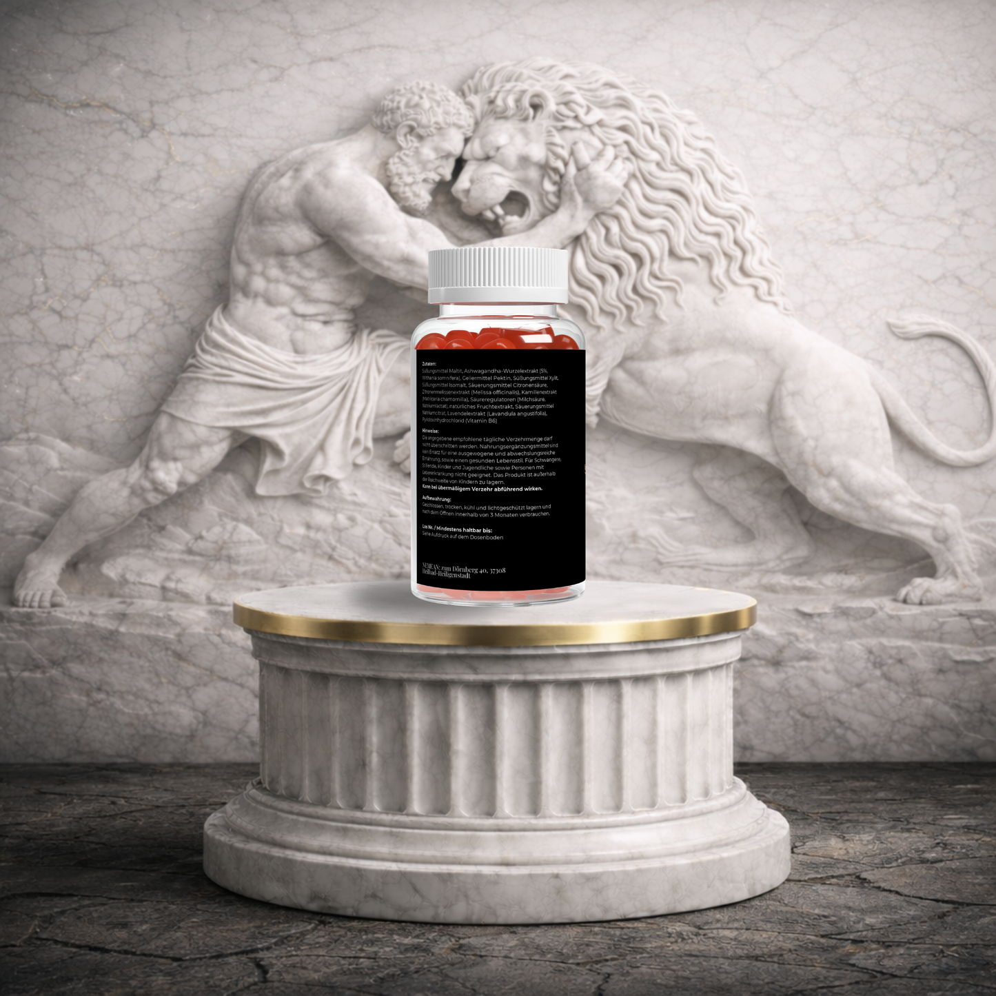 Premium Ashwagandha Gummies 300 + Vitamin B6,- 60 Stk