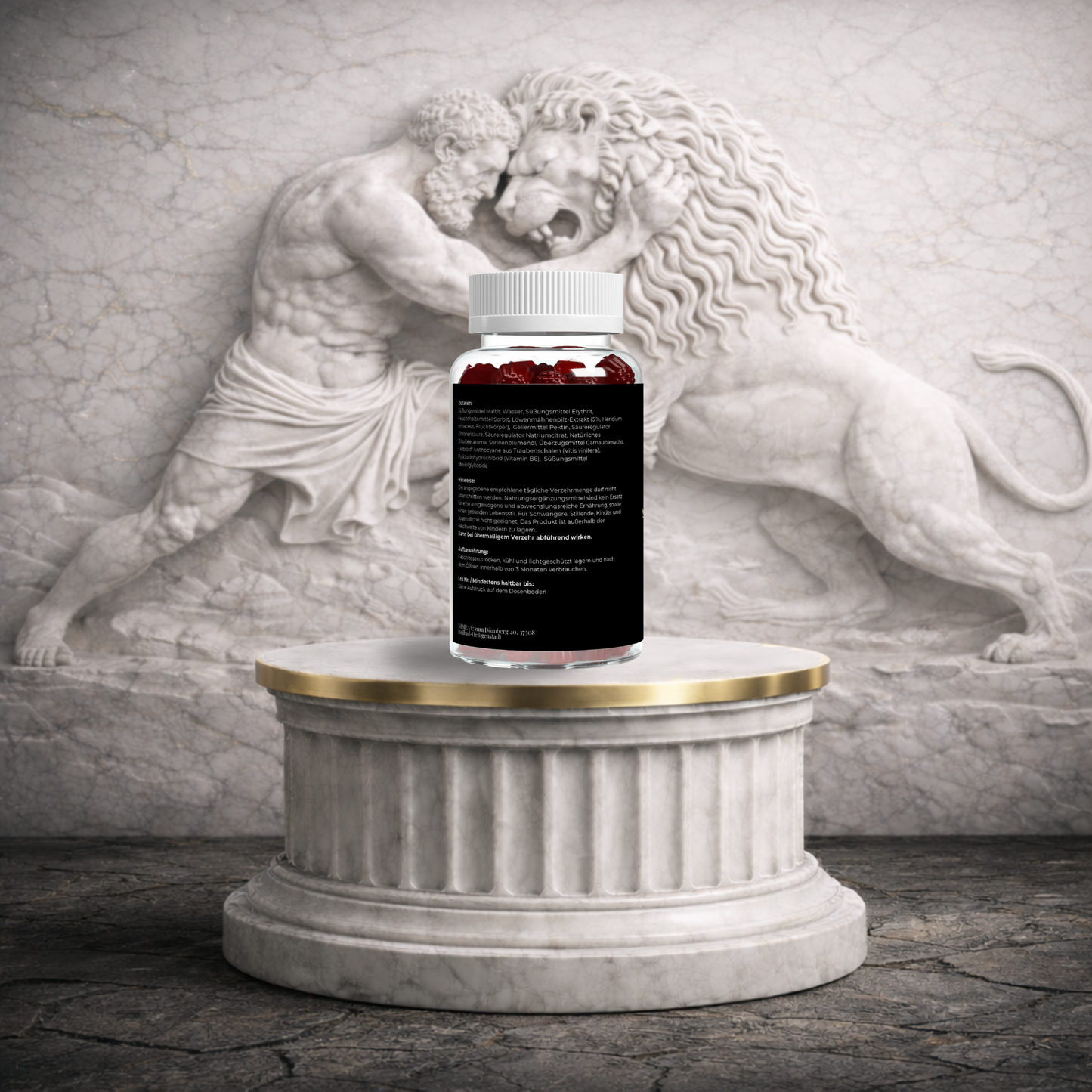 Löwenmähne + Vitamin B6 Gummies - 60 Stk.