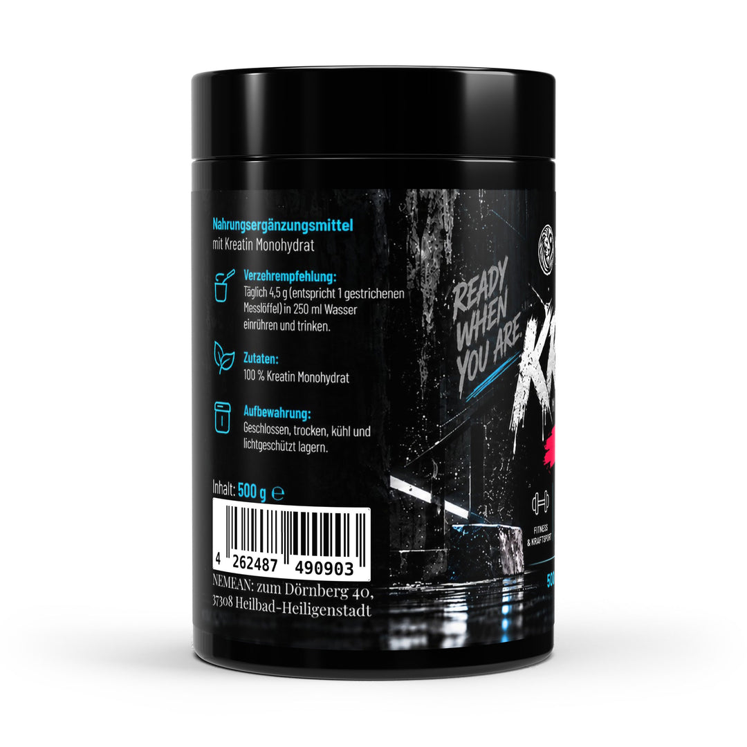 Kreatin Monohydrat - Geschmacksneutral - 500g