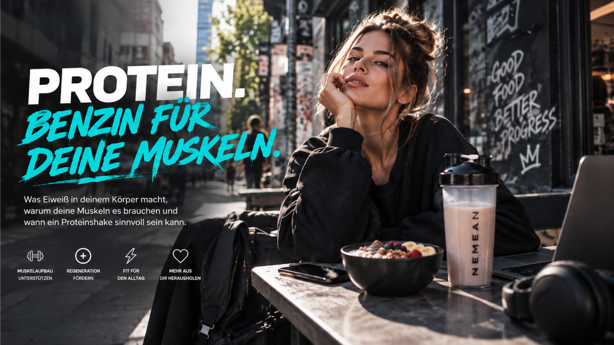 WARUM DEIN KÖRPER PROTEIN BRAUCHT.