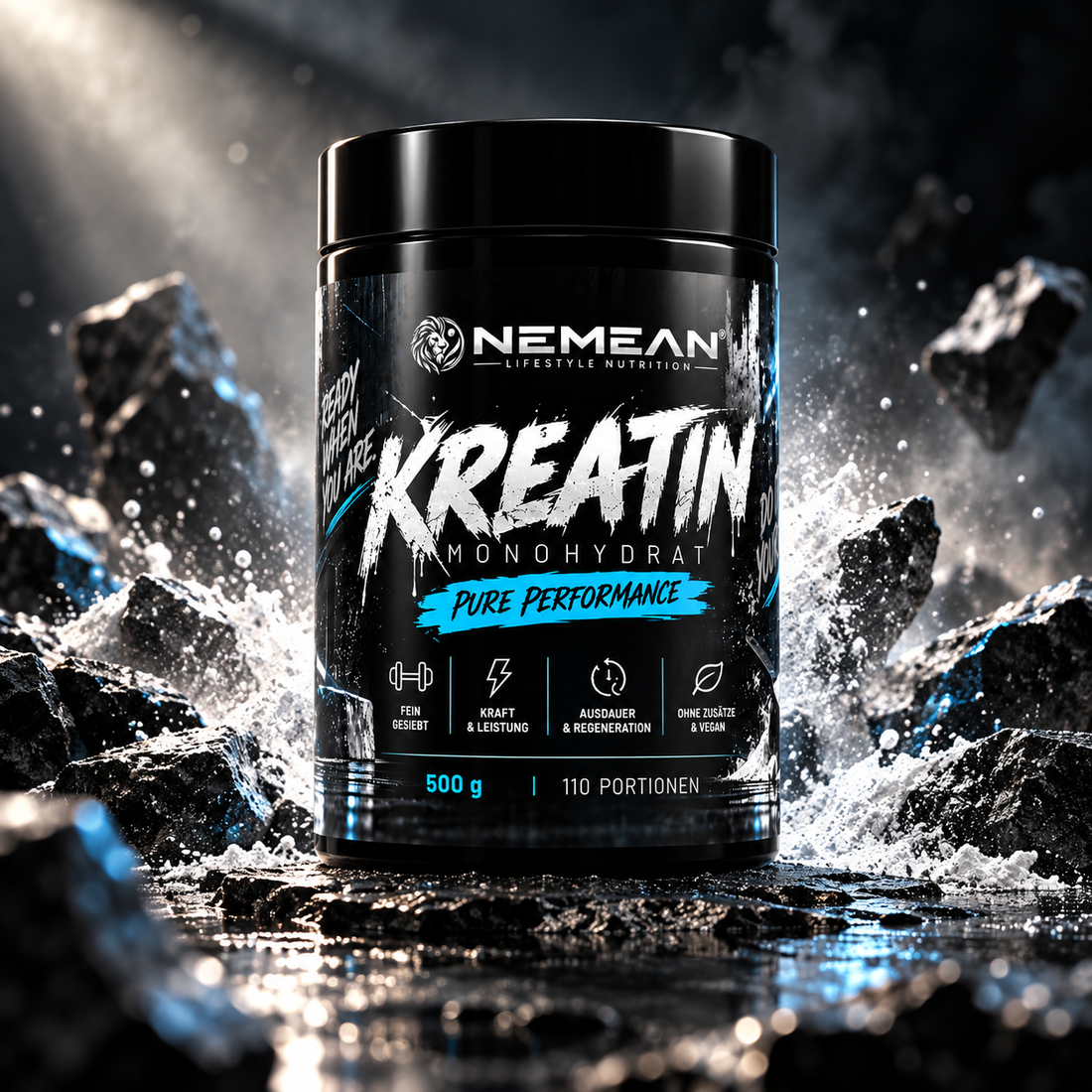 Kreatin Monohydrat - Geschmacksneutral - 500g